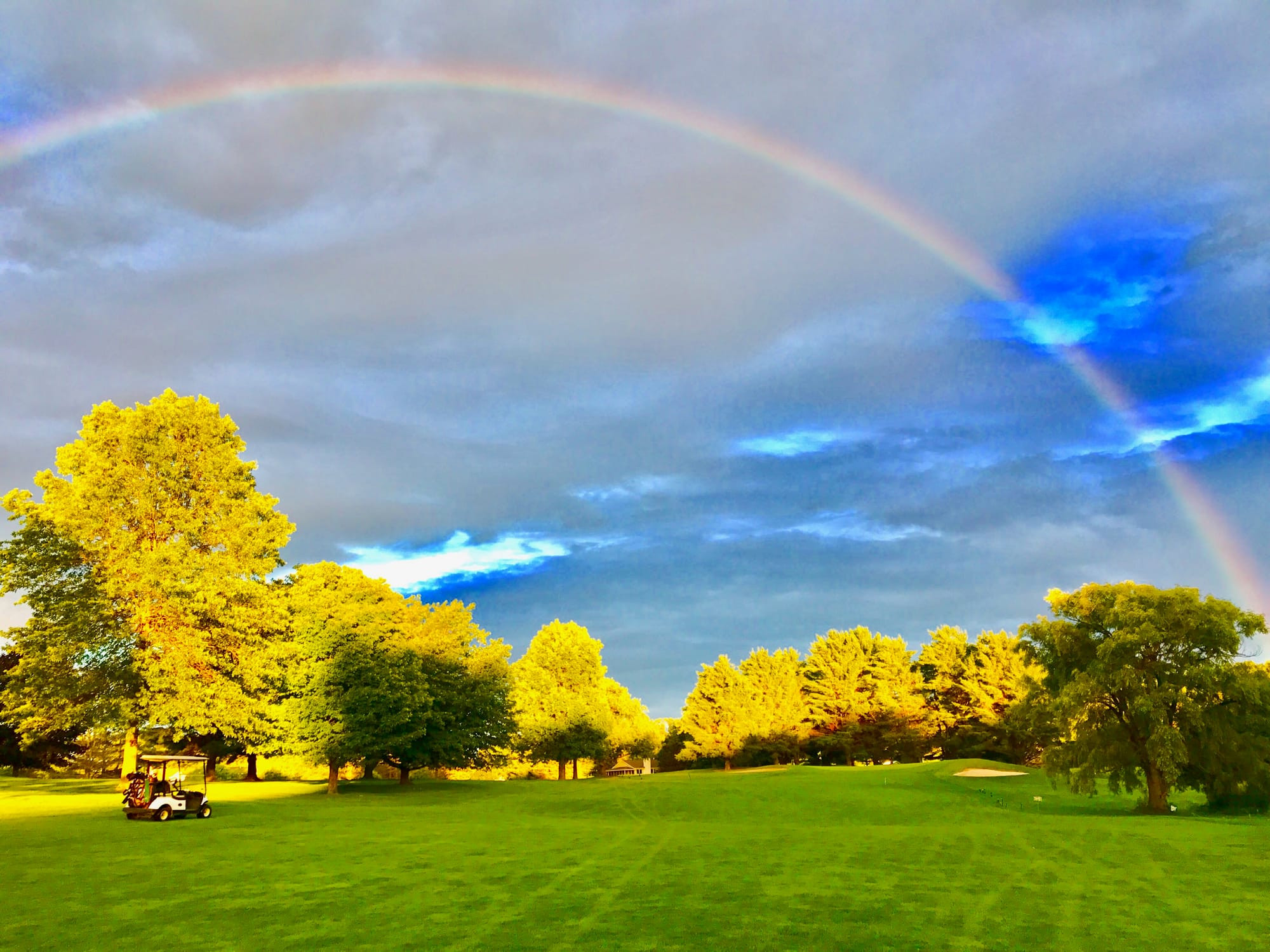 Scene at the Trumansburg Golf Course